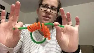 Pipe Cleaner Pumpkin Craft Tutorial