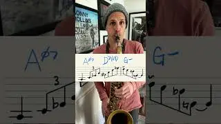 Jazz lessons - bebop vocabulary (Lick 41)