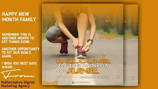 How To Create A Happy New Month Flyer Design in pixellab - Pixellab Tutorial