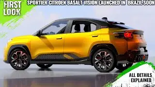 2026 Citroen Basalt Vision Launched In Brazil With Sporty Design - Explained All Spec, Features