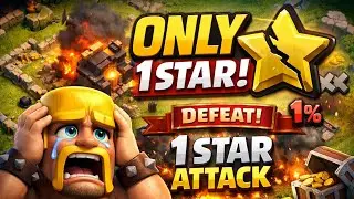 😔 Only 1 Star Attack | Clash of Clans