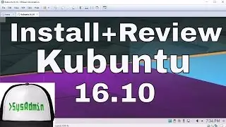 How to Install Kubuntu 16.10 + Review + VMware Tools on VMware Workstation Tutorial [HD]