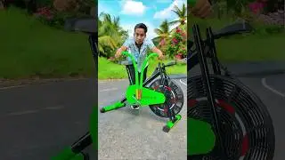 Air Bike With Exercise Sycle Unboxing And Fitting 😍