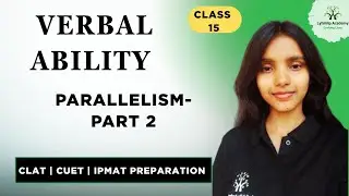 CUET | IPMAT | CLAT 2026: English | Parallelism - Part 2 | English Free Series