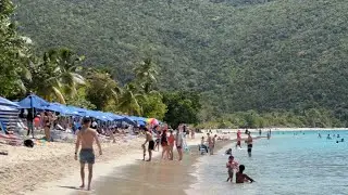 Magens Bay Beach St Thomas USVI Tour 2024