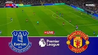 🔴LIVE : EVERTON vs MAN UNITED - English Premier League 2025/26 Epl - Video Game Simulation