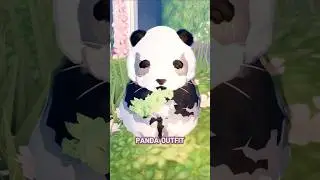 Making a PANDA using NEW ITEM ADJUSTMENT UPDATE in DTI! #dresstoimpress #dti #roblox #fyp #shorts