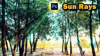 Sun Rays Effect | Photoshop Sunlight Effect Tutorial #roponsarkar
