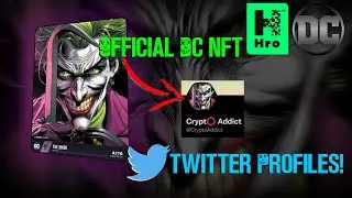 How To Link NFT to Twitter Profiles! Official HRO DC Comics Licensed NFTs! With Twitter Blue!