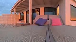 8K 360 Maldives / Sunset view from the pool-side of Room No.720 at Helengeli, Maldives