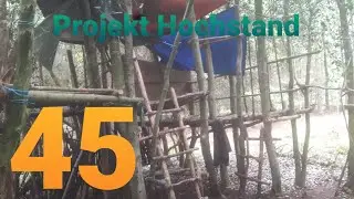 Boden Sauber W&auml;nde bauen / Projekt Hochstand #45
