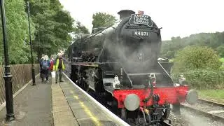 Rail 200  Black 5 44971 Carnforth to Stanhope, + LOCOMOTION  No1 + Stevensons Rocket,  27th Sep 2025