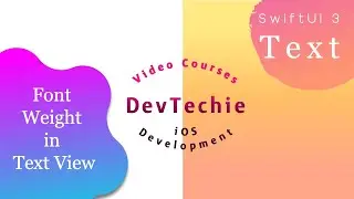 SwiftUI 3: FontWeight modifier in Text View