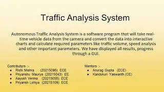 TRAFFIC ANALYSIS SYSTEM