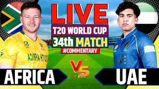 🔴South Africa vs UAE Match-34 | T20 WC  2026 | Cricket Live Score & Analysis From Dehli