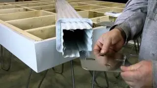 Colonne d'aluminium Installation