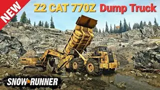 New Z2 CAT 770Z Dump Truck In SnowRunner