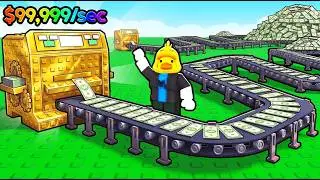 I Became a TRILLIONAIRE by Printing Money in Roblox!