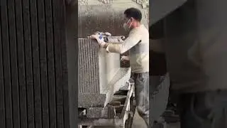 granite cutting process #shorts