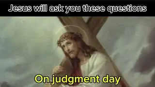 The three questions Jesus will ask you on judgment day. (are you ready?￼)￼