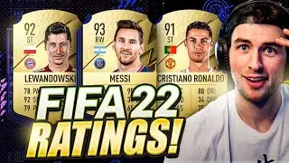 Reacting to FIFA 22 Ratings