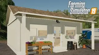 FS19 - Farm Shop - Farming Simulator 2019 DOWNLOAD LINK LS 19 Placeable Building Object Mod #gaming