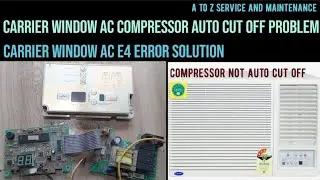 carrier window ac compressor auto cut off problem#window ac Compressor auto cutoff not automatically