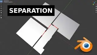 Mesh / object separation into several parts | Blender