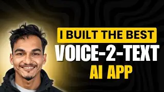 I Built the Best Voice-to-text App that saves me 2 Hours Every day