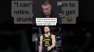 Raptors head coach Darko Rajakovic on his plans the day Steph Curry retires 😂 (via @Raptors)
