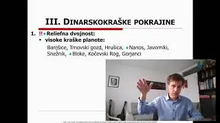 9. razred - 8 - Dinarskokra&scaron;ke pokrajine - 1. - razdelitev, kmetijstvo