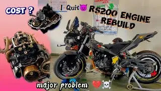 Live Rs200 Seized Engine Rebuild 😨 YouTube Quit 💔 Ab Or Nhi 🙏🙏