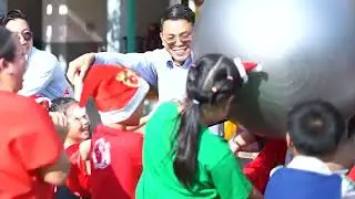 Merry Christmas and Family Fun Day Lao Japan School