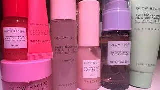 GLOW RECIPE SKINCARE ROUTINE | cleanser, toner, serums, moisturizer