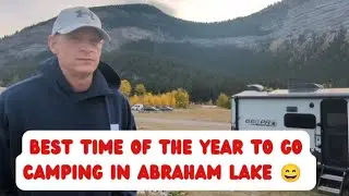 CAMPING IN ABRAHAM LAKE ALBERTA #camping #canada #campinglife  #pinoyincanada #canadadiaries 