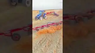 heavy type carted V hay rake