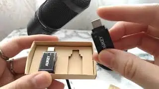 Micro AT2020USB, anti-pop et adaptateur usb mac (unboxing voix-off)