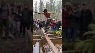 Insane Muddy Forest Skate Challenge 🌲 | Real Life Balance Stunt Gone Viral | Ultra-Realistic Footage