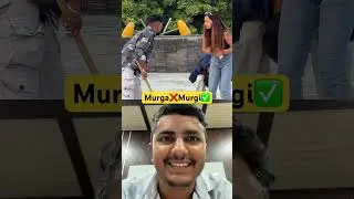 Ladki ko murga 🐓 bna diya 😂 don&rsquo;t skip end #shorts #comedy