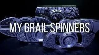 Beautiful Hand Engraved Grail Fidget Spinners