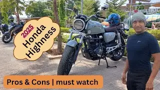 Pros & Cons | Jarur dekhiye | Bonus information inside |  Honda CB350 H'ness 2025 | RideOnBigwheels