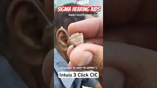 For booking WhatsApp @ 8770051599 - Signia Intuis 3 Click CIC Hearing aids #viral #chhattisgarh