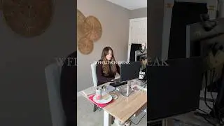 WFH lunch break #vlog #lunch #lunchideas #recipe #wfh #workingfromhome #break #dailyvlog