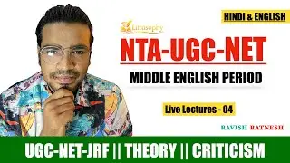 MIDDLE ENGLISH PERIOD || NTA-UGC-NET ||  Live Lectures - 04