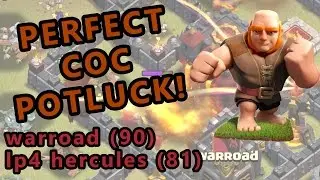 Clash of Clans | Perfect CoC Potluck vs LP4 Hercules! | Warroad War Recap #29