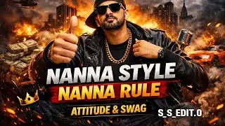 NANNA STYLE NANNA RULE &ndash; Kannada Rap Song | Attitude & Swag | S_S_EDIT.0#KannadaRap #KannadaRapSong 