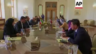 Iranian Foreign minister Zarif meets NKorean counterpart