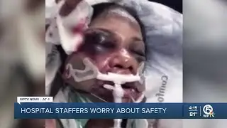 Hospital workers demand safer working conditions after nurse attacked