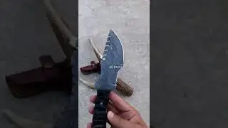 Custom made Damascus survival tracker / camping / hunting / outdoor / durable / unique / handmade