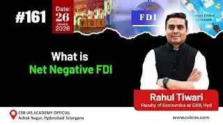 #161 What is Net Negative FDI  #NetNegativeFDI #ForeignDirectInvestment #GlobalEconomy #india